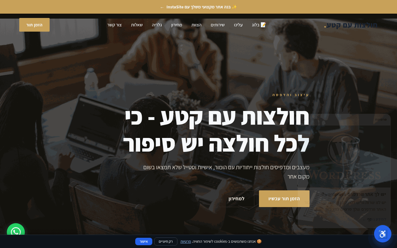 חולצות עם קטע
